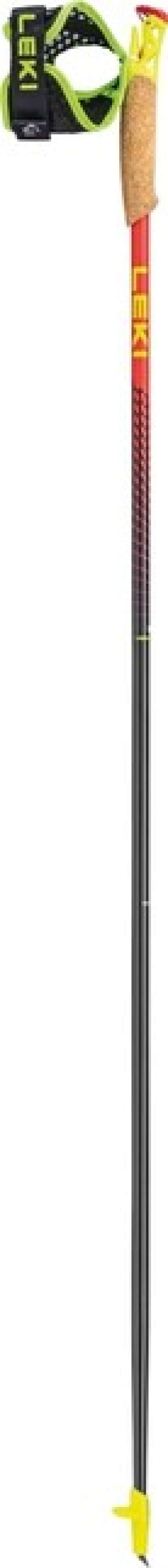 LEKI Trail Running botok Vertical K, natúr karbon-fényes vörös-neonsárga