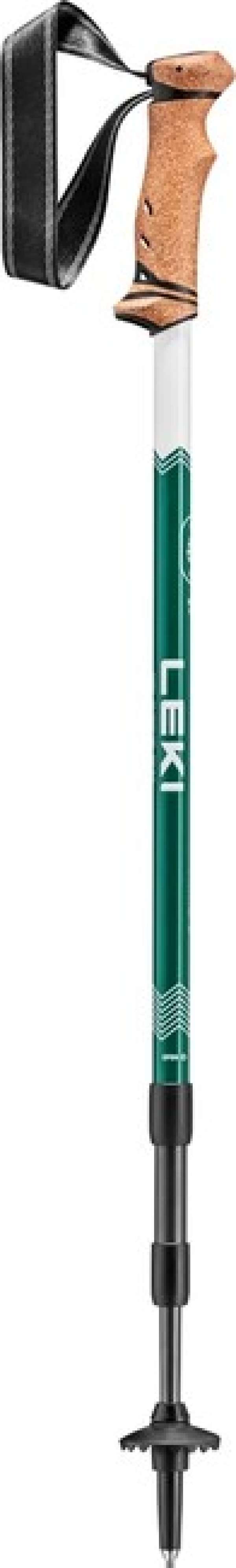 LEKI Trekking botok Trail, mély akvamarin-fehér, 110 - 145 cm