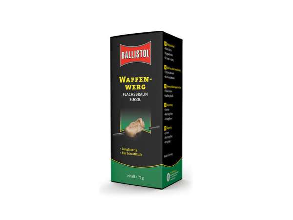 Ballistol vászonkendő puskacsövek tisztításához, 75g