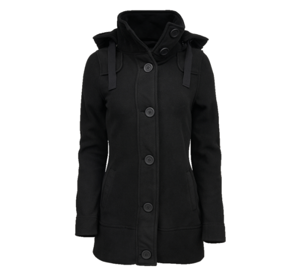 Brandit női Square Fleece kabát, fekete