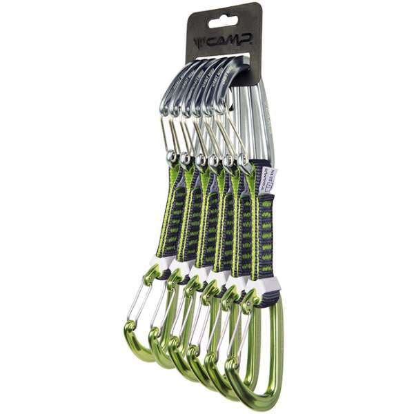CAMP Express szett drótkarabinerekkel mászáshoz Orbit Wire Express KS 6 Pack 12 cm-es 6 csomag