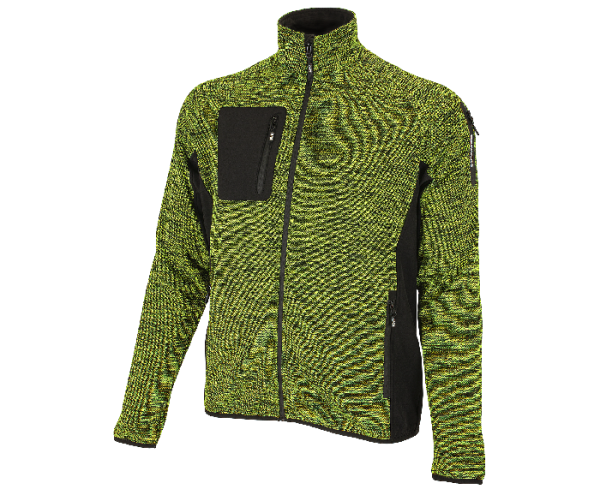 BENNON cipzáras pulóver ALTOS, sárga