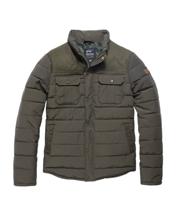 Vintage Industries Beeston kabát, drab