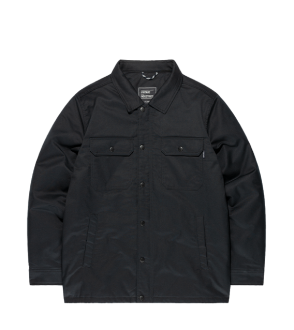 Vintage Industries Hendrix ing kabát, fekete