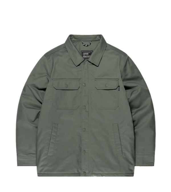 Vintage Industries Hendrix ing kabát, light olive