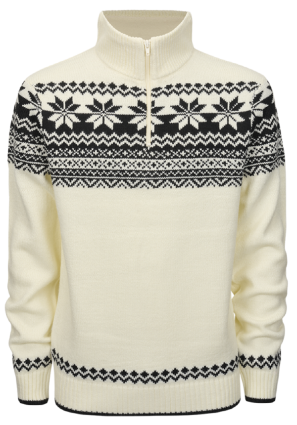 Brandit pulóver norvég Troyer, fehér