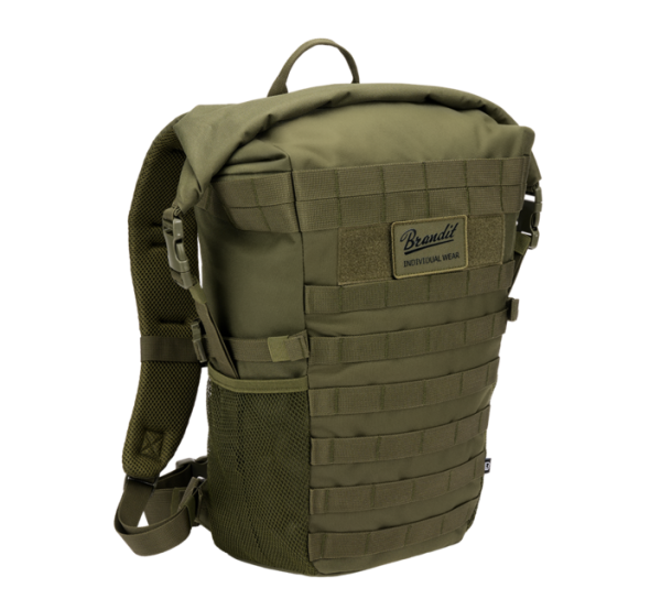 Brandit hátizsák Cooper Rolltop 20L, olívazöld