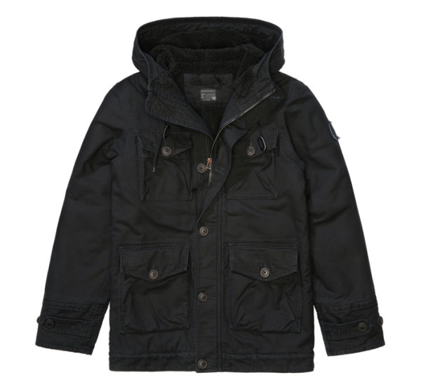 Brandit Forvert megfigyelő kabát, fekete