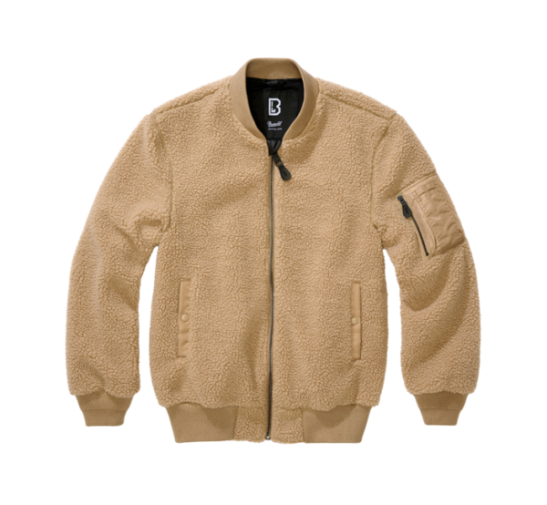 Brandit kabát MA1 Sherpa, teve színű