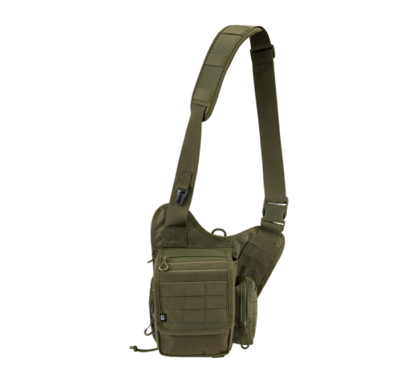 Brandit multifunkcionális utazási oldaltáska, olívazöld