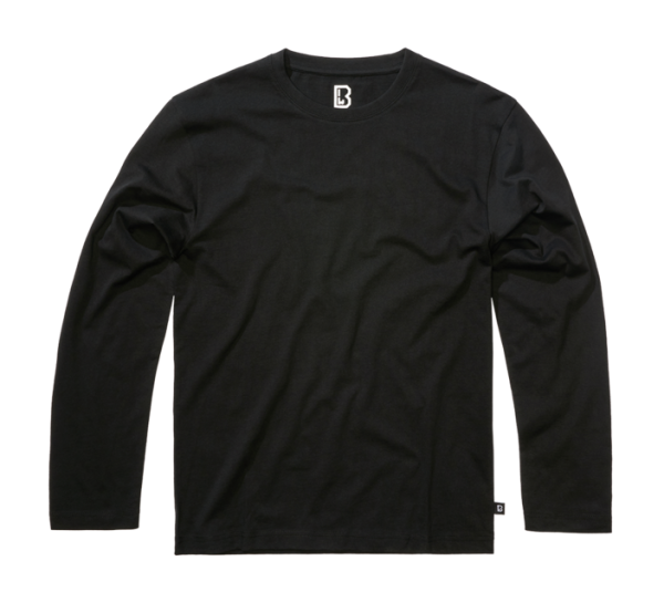 Brandit Premium hosszú ujjú póló, fekete