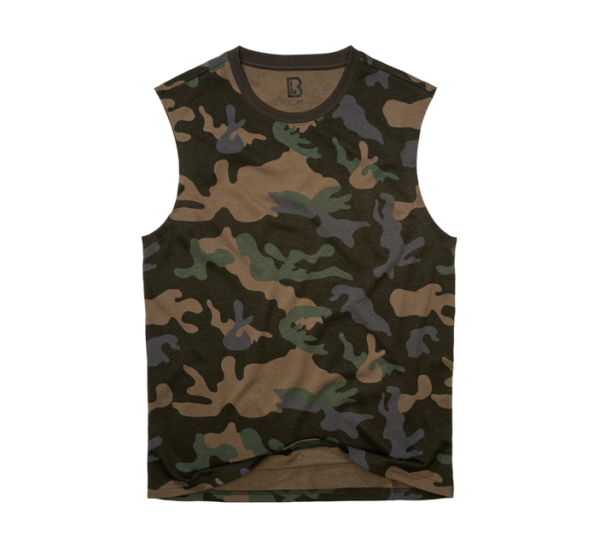 Brandit ujjatlan póló, sötét színárnyalatú