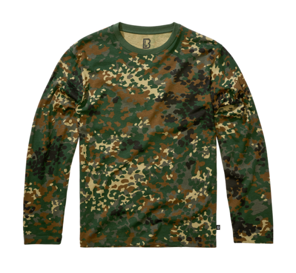 Brandit Premium hosszú ujjú póló, flecktarn