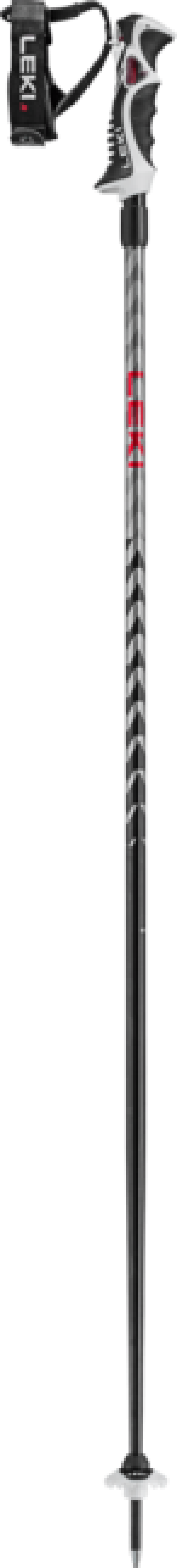 LEKI síbotok Hot Shot S, eloxált fekete-eloxált szürke-csillogó piros