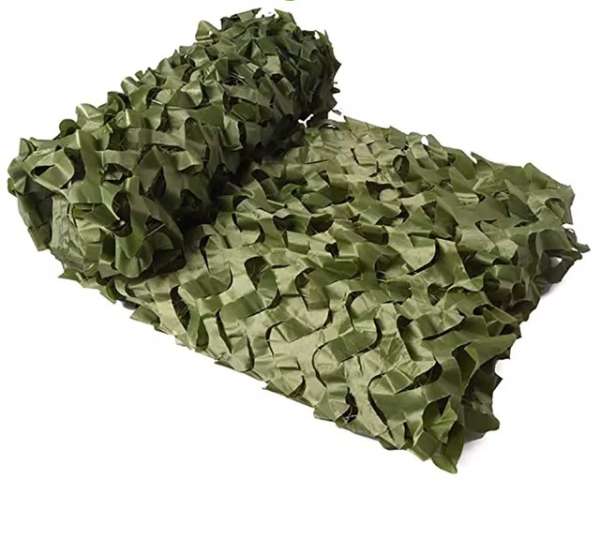 WARAGOD Kaméleon terepszínű háló mintás Army zöld 2x2m