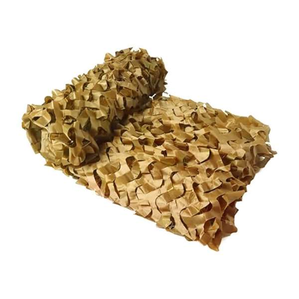 WARAGOD Kaméleon terepszínű háló mintázat Khaki 2x2m
