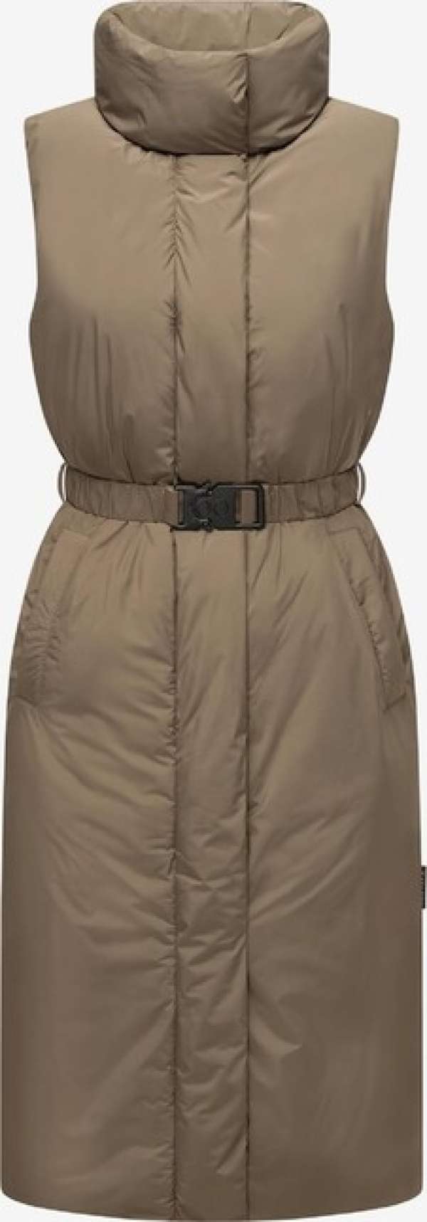 Navahoo Női hosszú mellény Abendlied, kő barna