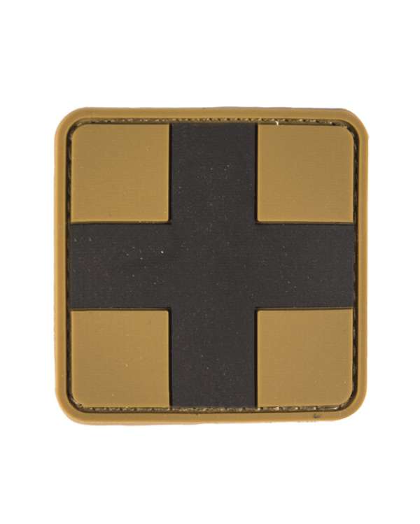 Mil-Tec nášivka 3D Elsősegély PVC Coyote nagy