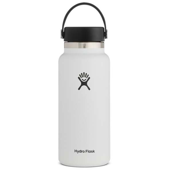Hydro Flask Termosz 32 OZ Wide Mouth 2.0 Flex Cap 946ml, fehér