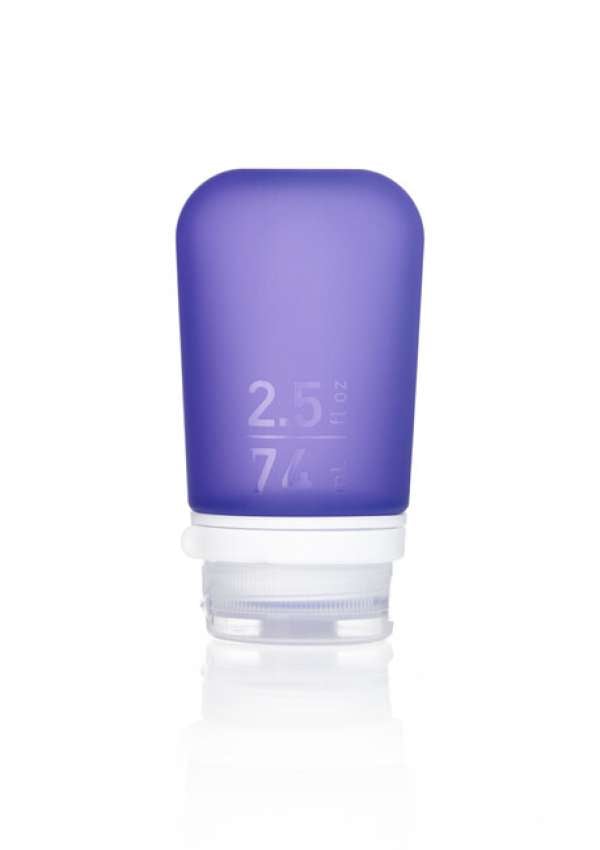 humangear GoToob+ szilikon utazási palack / tartály 74 ml lila