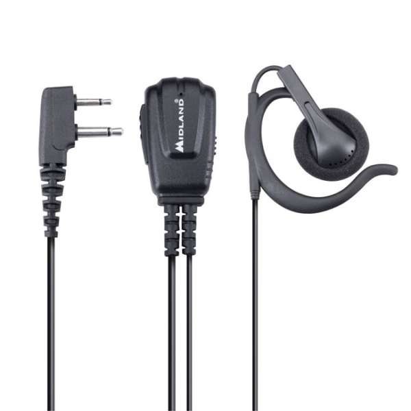 Midland Headset MA24-L Pro PTT-vel és 2-pin Midland csatlakozóval