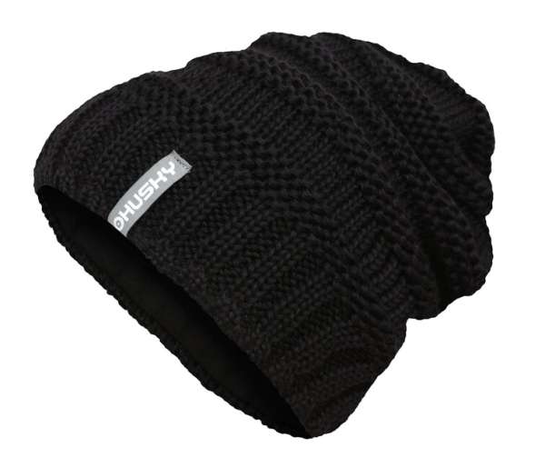 HUSKY női merinó sapka Merhat 5, fekete