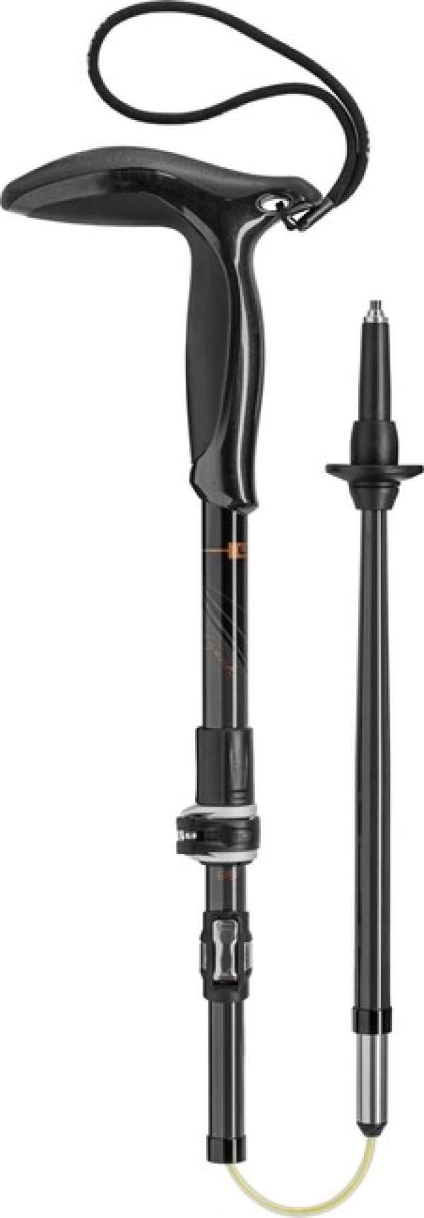 LEKI Trekking botok Legend Series Micro, természetes szén-fekete-réz, 85 - 100 cm