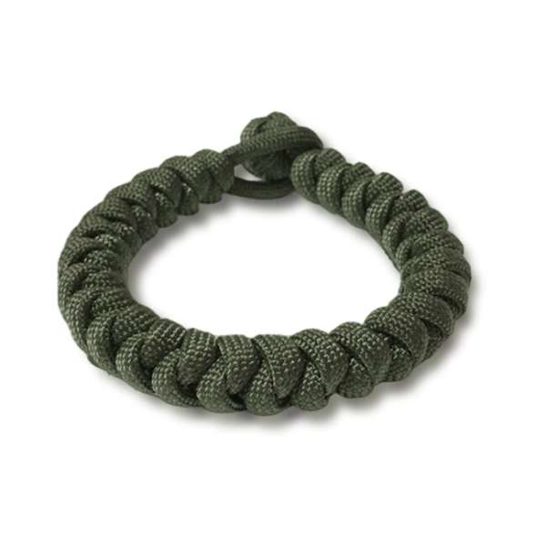 WARAGOD Paracord karkötő állítható csattal, Ectar, zöld