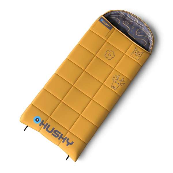 Husky Hálózsák Gizmo Kids, mustárszínű