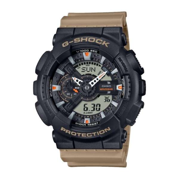 Casio G-Shock Óra GA-110TU-1A5ER, fekete/barna