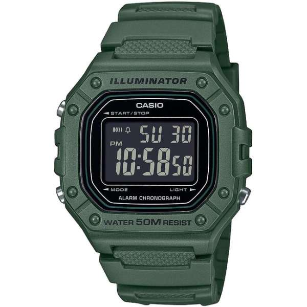 Casio Óra W-218H-3BVEF, zöld