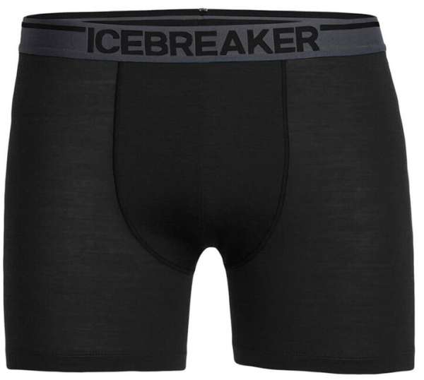 Icebreaker Férfi Anatomica boxeralsó, fekete