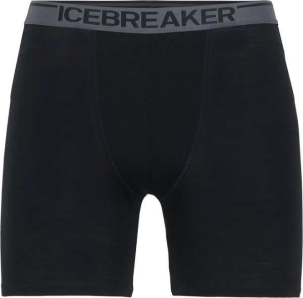 Icebreaker Férfi hosszú boxeralsó Anatomica, fekete