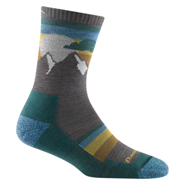 Darn Tough Zoknik Sunset Ledge Micro Crew könnyű, párnázott, Dark Teal