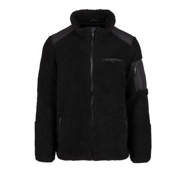 Brandit Férfi polárdzseki Ramble Teddyfleece, fekete
