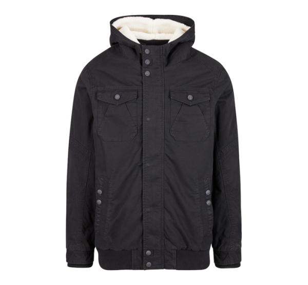 Brandit Férfi téli kabát Meadow Jacket, fekete