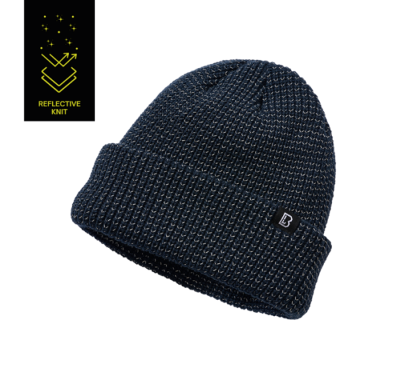 Brandit Fényvisszaverő téli sapka, tengerészkék