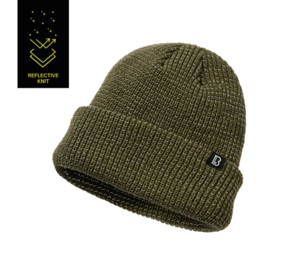 Brandit Reflexná téli sapka, olívzöld