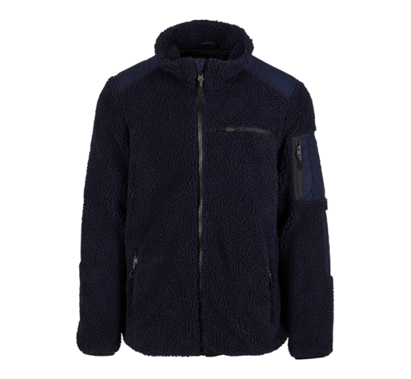 Brandit Férfi polárdzseki Ramble Teddyfleece, tengerészkék