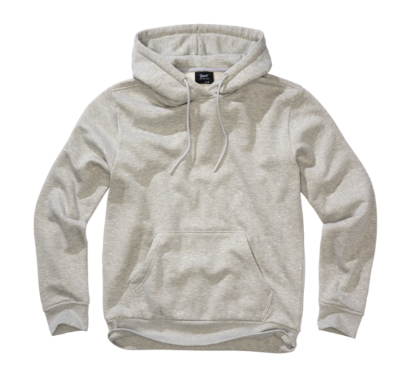 Brandit Férfi kapucnis pulóver Tom Sweathoody, szürke melange