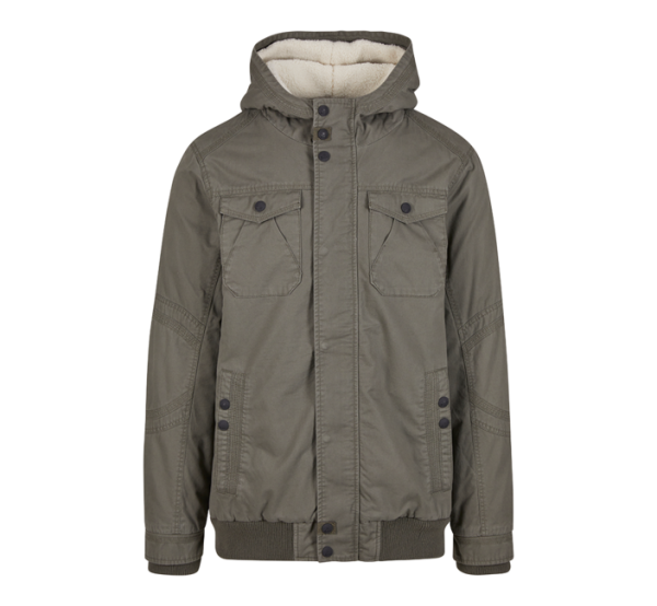 Brandit Férfi téli kabát Meadow Jacket, olívzöld