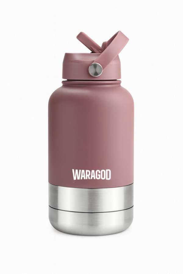 WARAGOD Aura termosz 3 az 1-ben 1000ml, rózsaszín