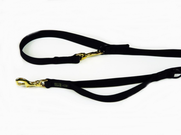 K9 Thorn Levehető póráz elülső fogantyúval, fekete színű