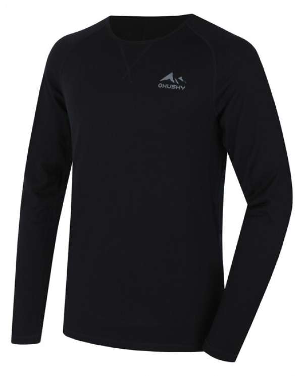 Husky Férfi termo hosszú ujjú póló Merow M, fekete