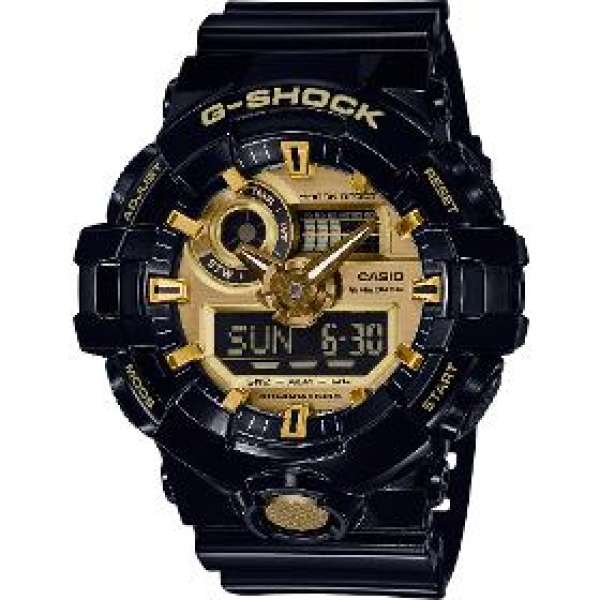 Casio G-Shock Óra GA-710GB-1AER, fekete/arany
