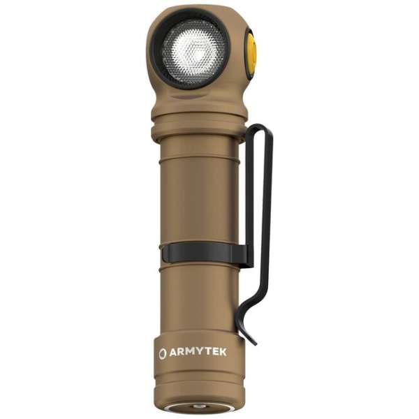 ArmyTek Wizard C2 Pro Max Magnet White LED kézi zseblámpa mágneses tartóval, elemes, 4000 lm, homokszínű