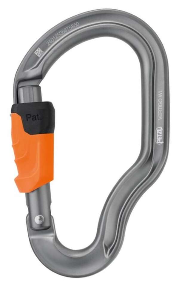 Petzl VERTIGO WIRE-LOCK karabiner drótzárral