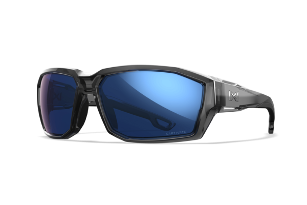 Wiley X Alpine napsőveg, Gloss Crystal Grey / CAPTIVATE Polarized Blue Mirror