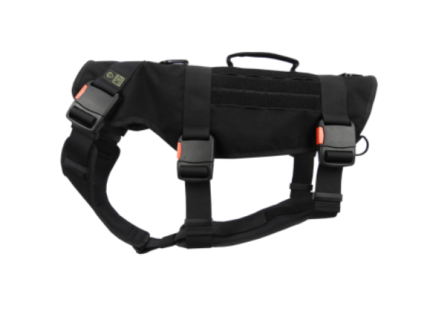 K9 Thorn Harness One SS M, fekete