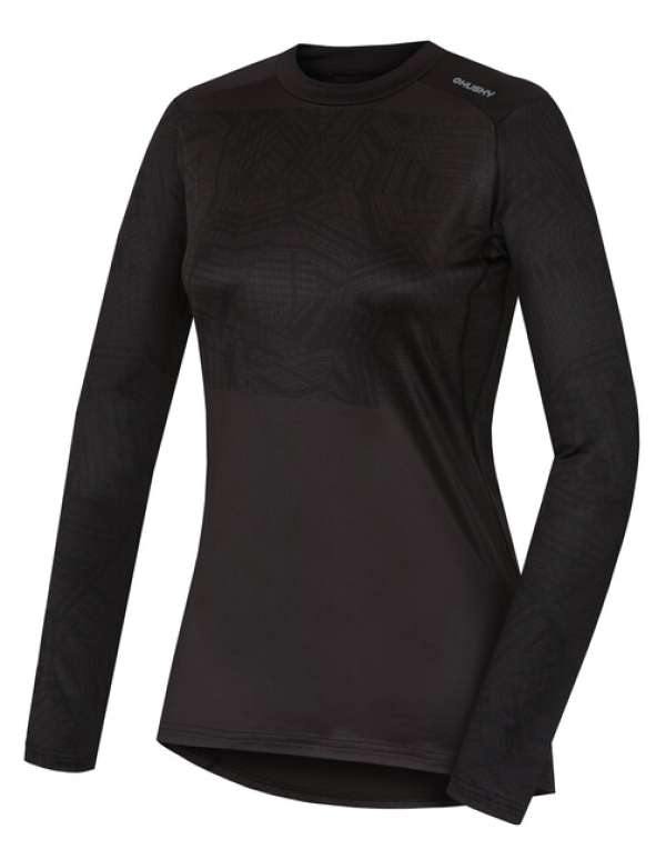Husky Active Winter női thermo hosszúujjú felső, fekete